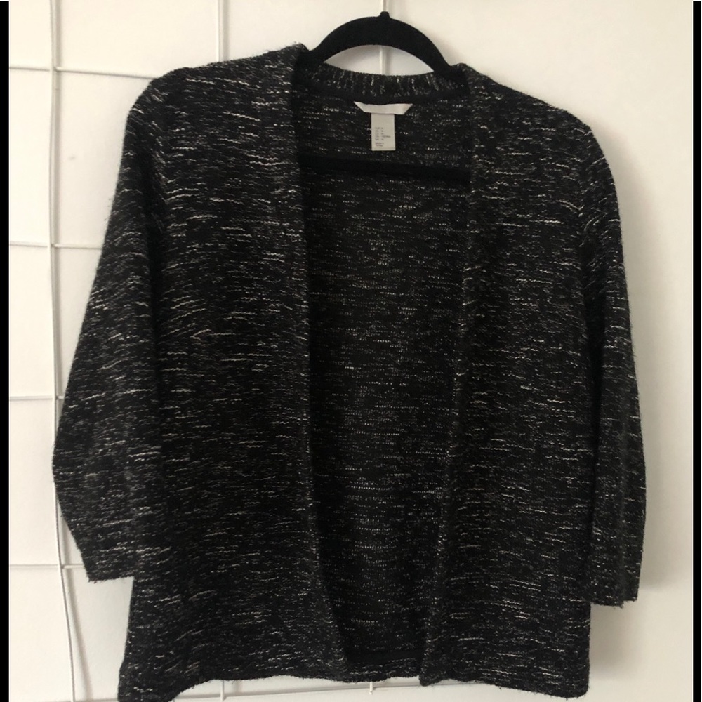 Black and White Cardigan.